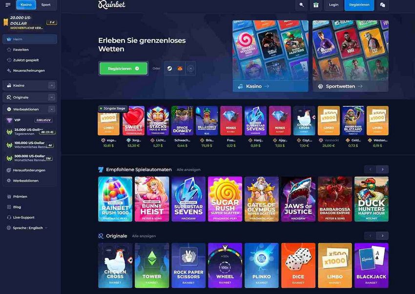 Rainbet Casinò Online